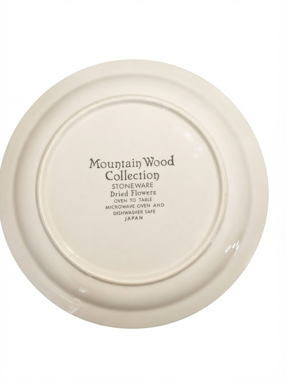 Vintage Set of 4 Mountain Wood Collection Dried Flowers ~11" Plates Cottagecore - Picture 3 of 4